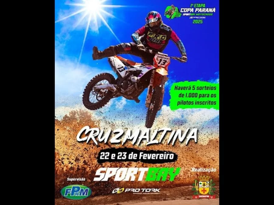 Prefeito Maurício convida para o Motocross e fala de conquistas